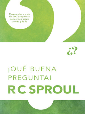 cover image of ¡Qué buena pregunta!